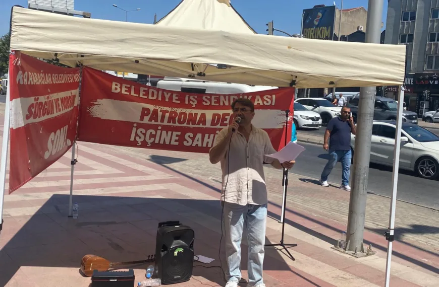 Karabağlar Belediyesi İşçisi Açlık Grevine Başlıyor