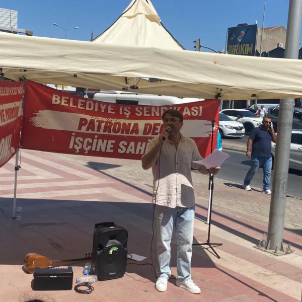 Karabağlar Belediyesi İşçisine Örgütlerden, Aydınlardan Destek
