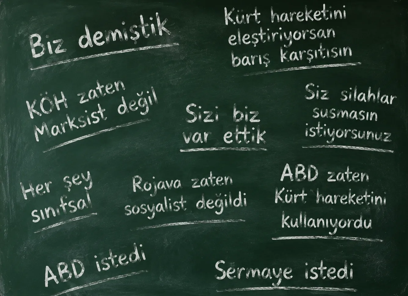 Sürecin Üç Hattı